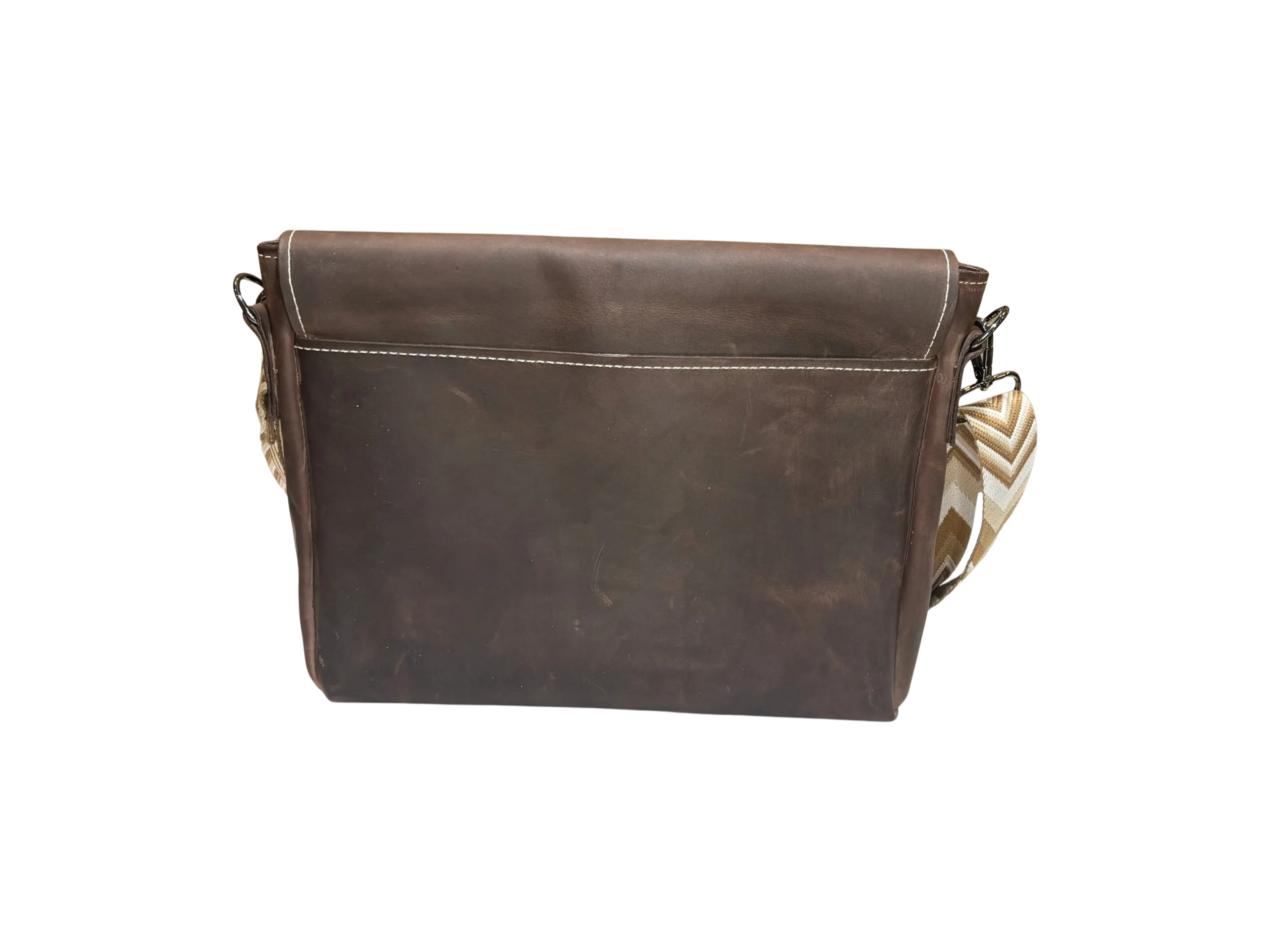 Leather Messenger Bag