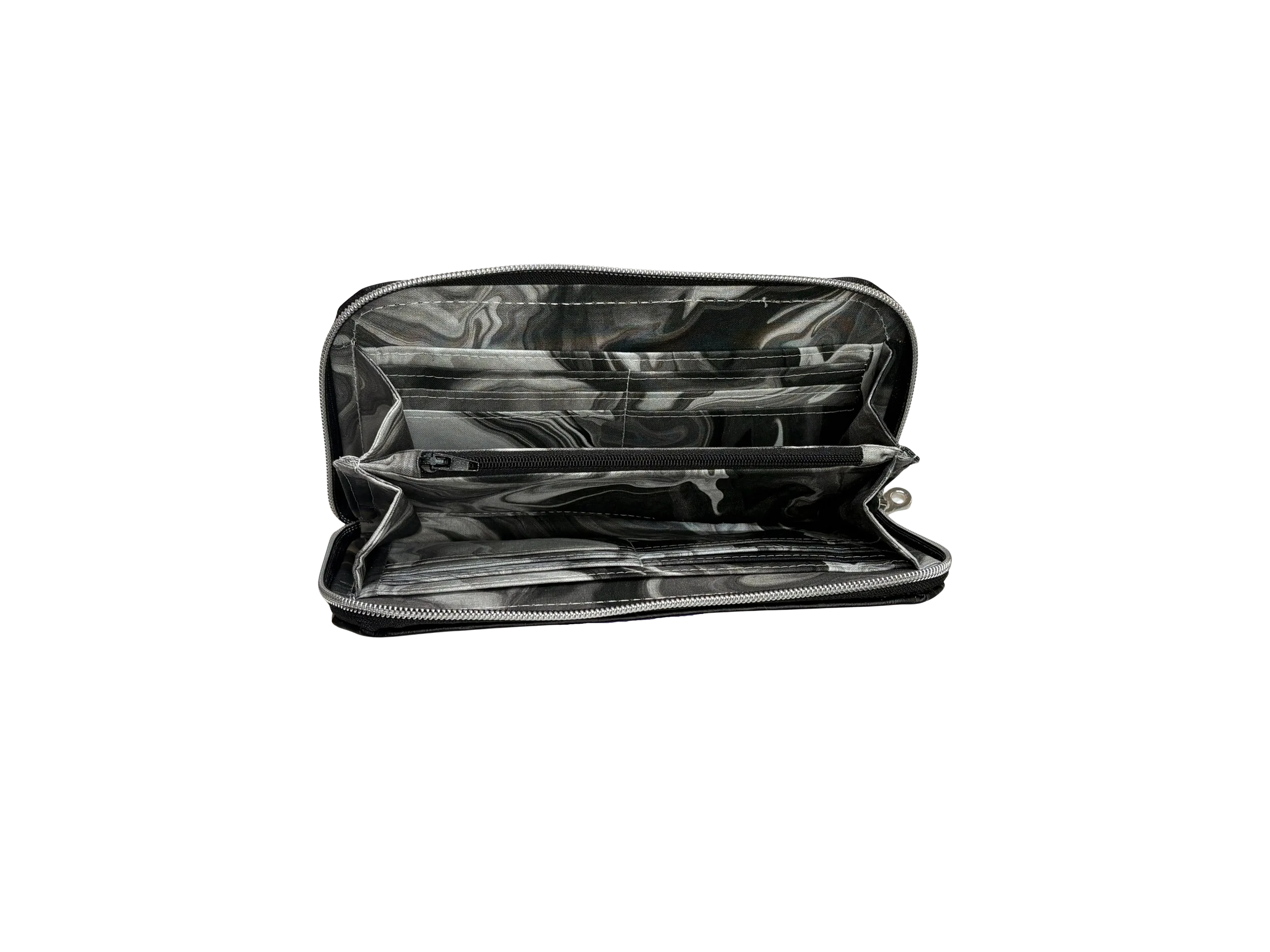 Zip Around Wallet - Black
