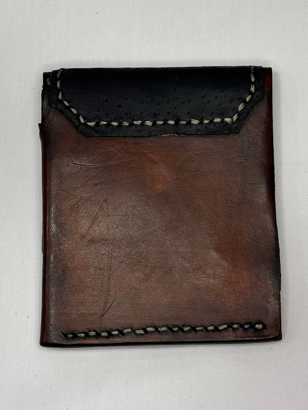 Hand stamped, hand stamped simple mini wallet