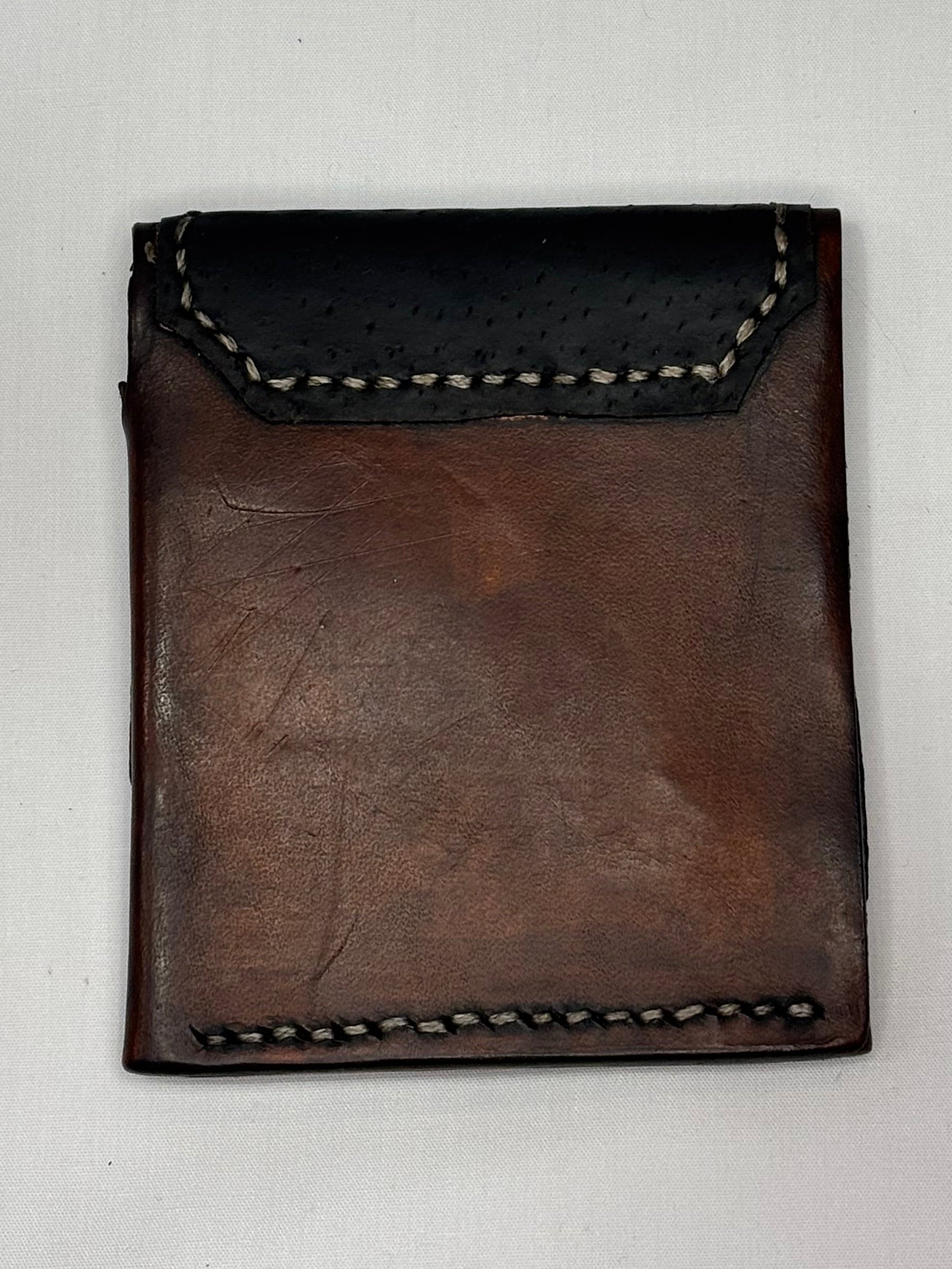 Hand stamped, hand stamped simple mini wallet