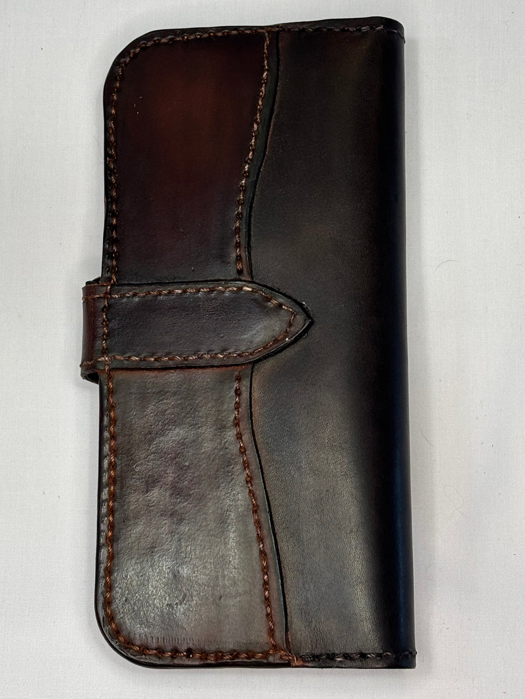 Quality hand stitched long wallet