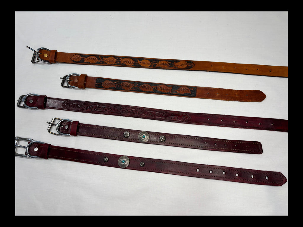 Classic Leather Dog Collar