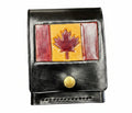 Hand tooled simple mini wallet