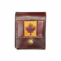 Hand tooled simple mini wallet
