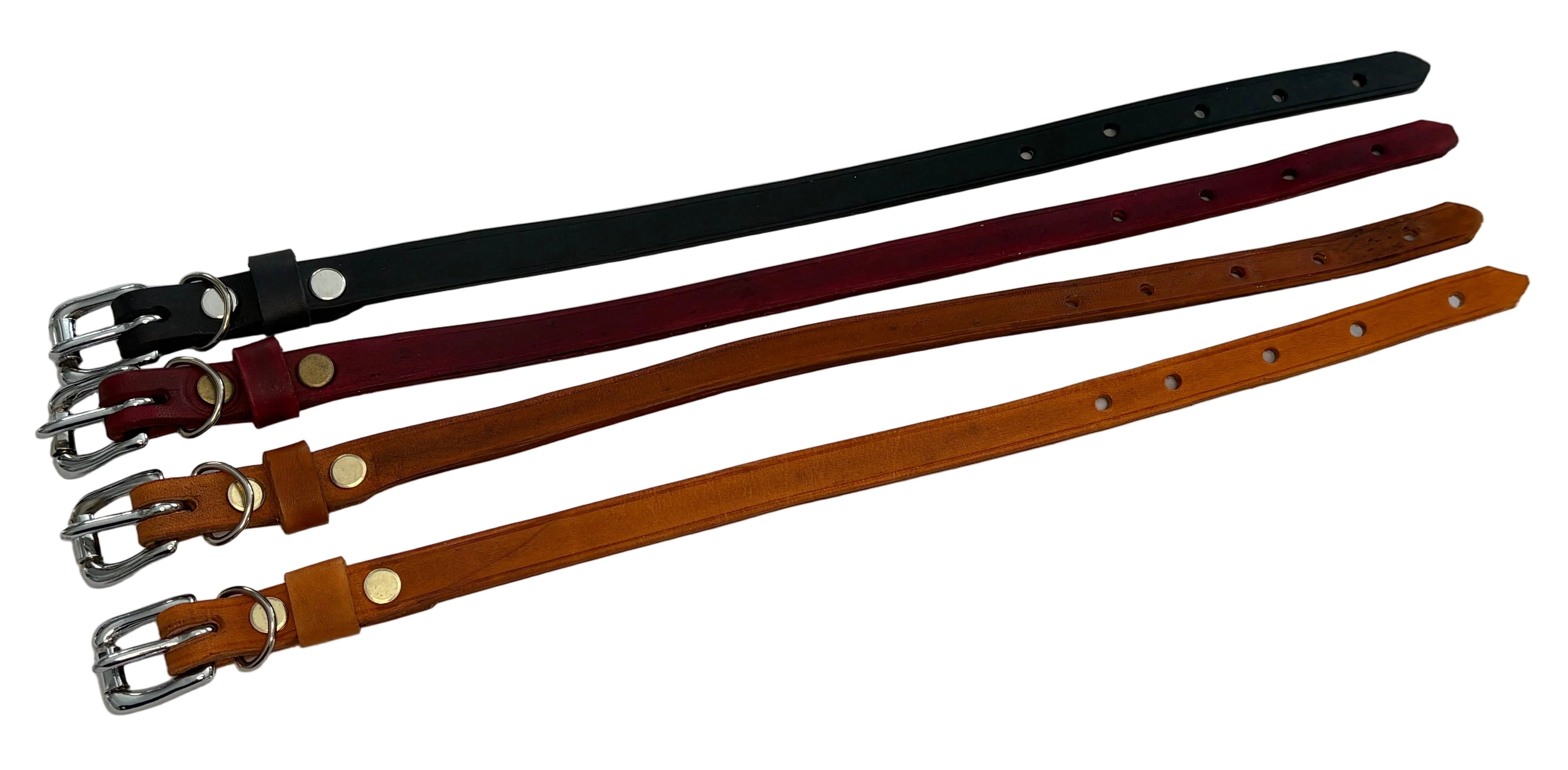 Classic Leather Dog Collar