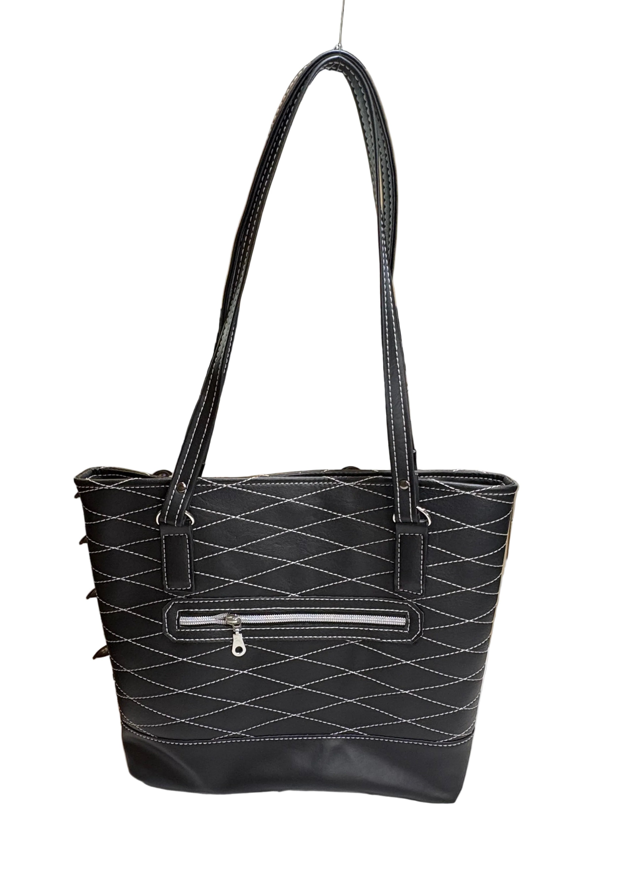 Big B - Classic Black / White Stitching