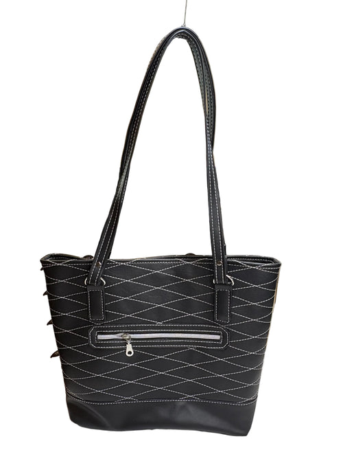 Big B - Classic Black / White Stitching