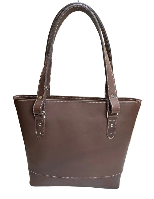 Brown Leather Tote