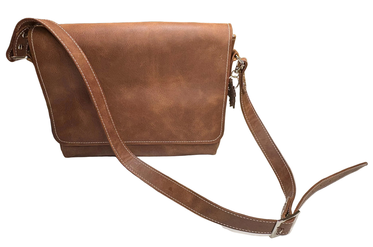Leather Messenger Bag