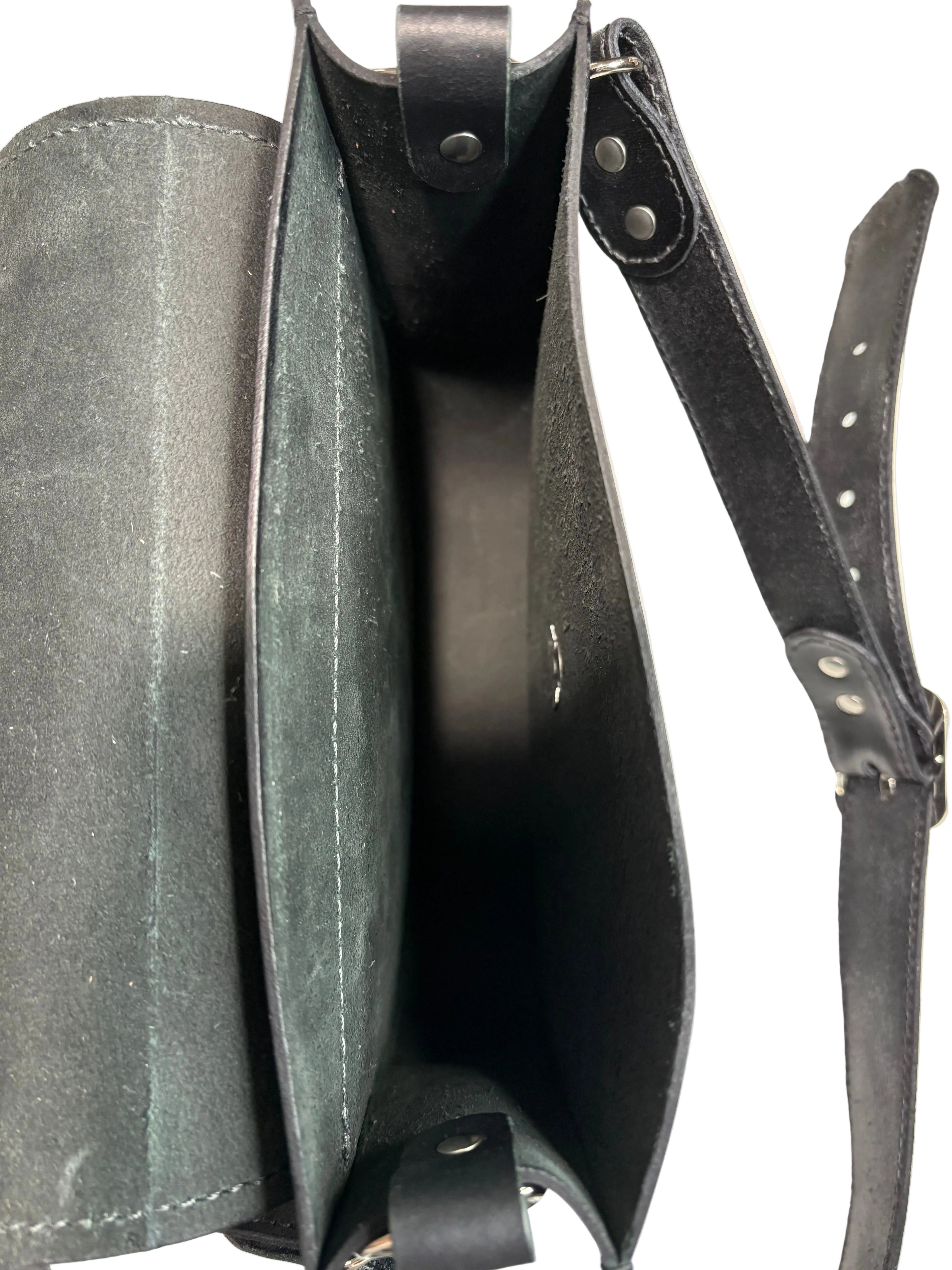 Black Leather Handbag